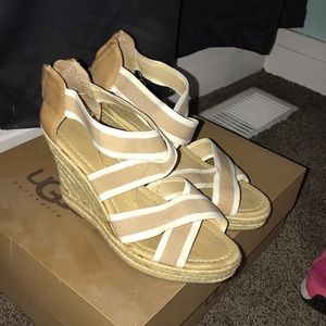Tan wedges